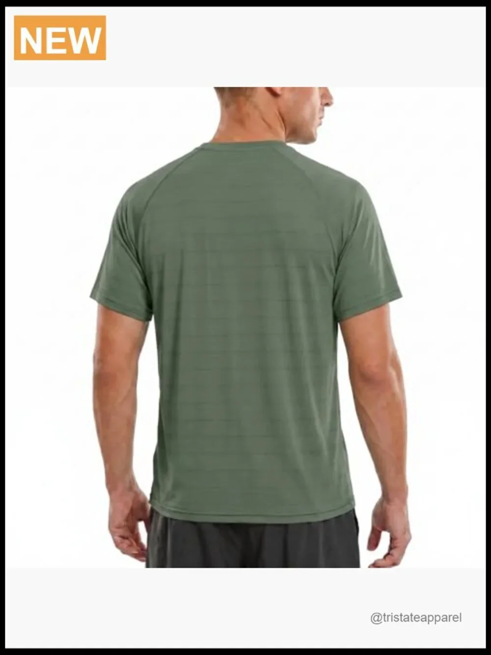 UPF 50+ Sun Protection Rash Guard Shirt Short Sleeve Men's Fishing Tee